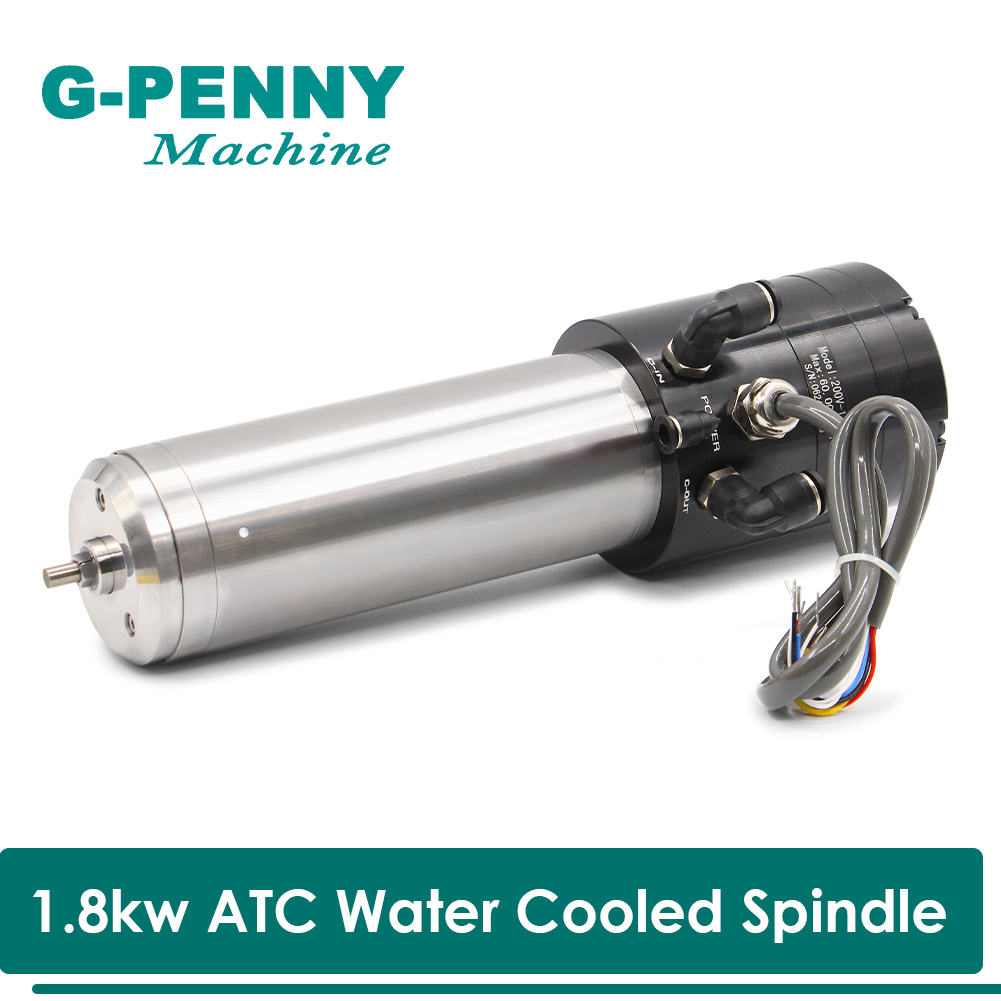 Water Cooled Spindle - Broche refroidie à l'eau 1.8kw 220v