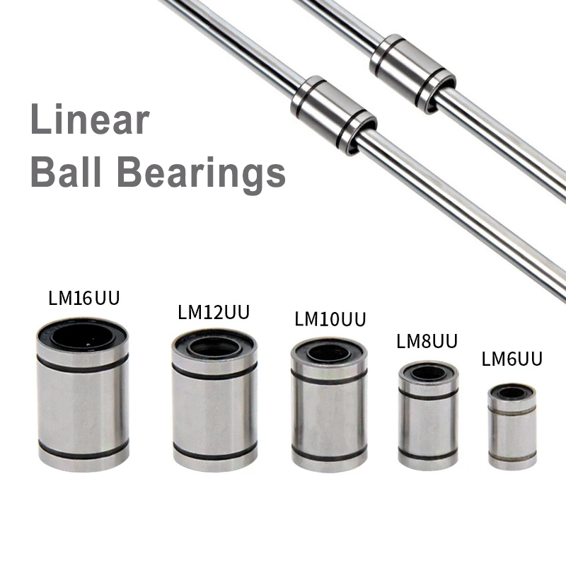 Lm8Uu Bearing - 10 pièces LM6UU LM8UU LM10UU LM12UU