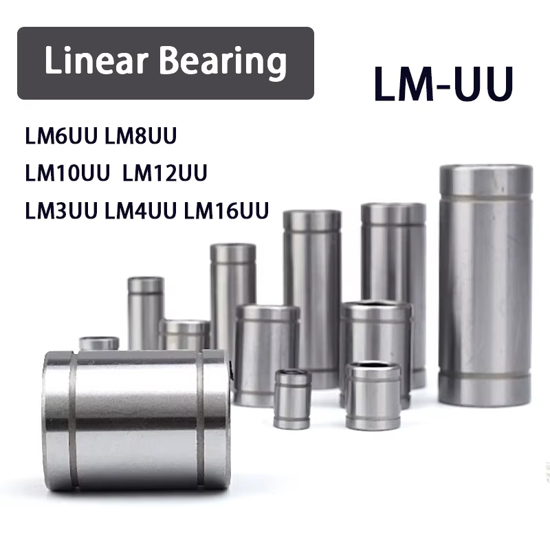 Lm8Uu Bearing - 10 pièces LM8 LM8UU LM3UU LM10UU