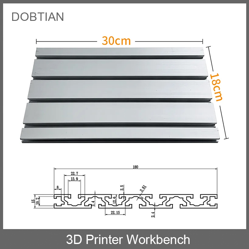 3018 Aluminium Cnc - 1 pièce Profilé en aluminium extrudé