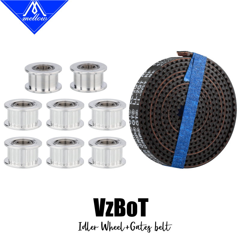 Gt2 Pulley - Doux 1 jeu de tendeurs GT2