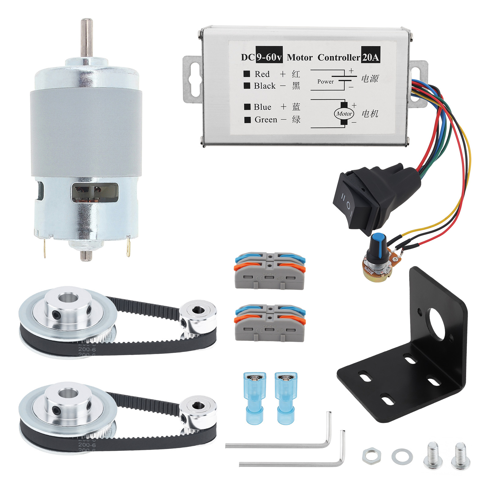 Kit Moteur Électrique DC 12V-2 - Gt2 Pulley avis et prix