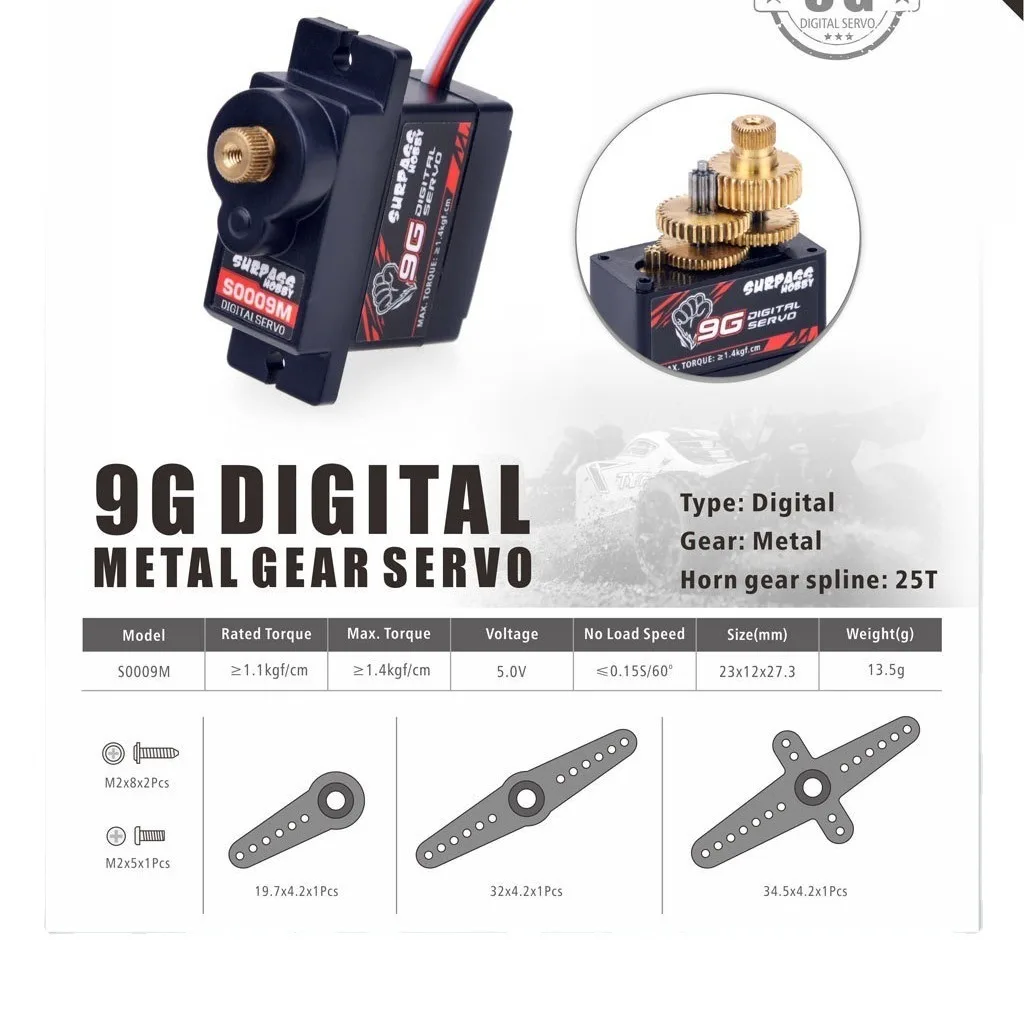 Micro Servo numérique RC 2g 3. - Servo 9G avis et prix