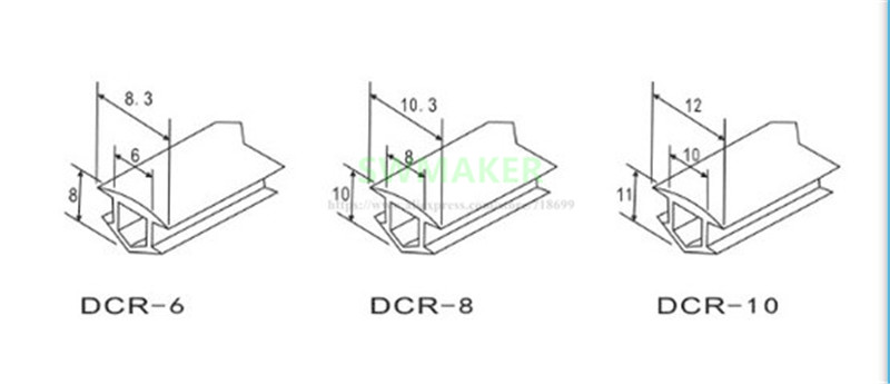 Joint plat de 1 mètre 6mm/8mm/ - Linear Rail avis et prix