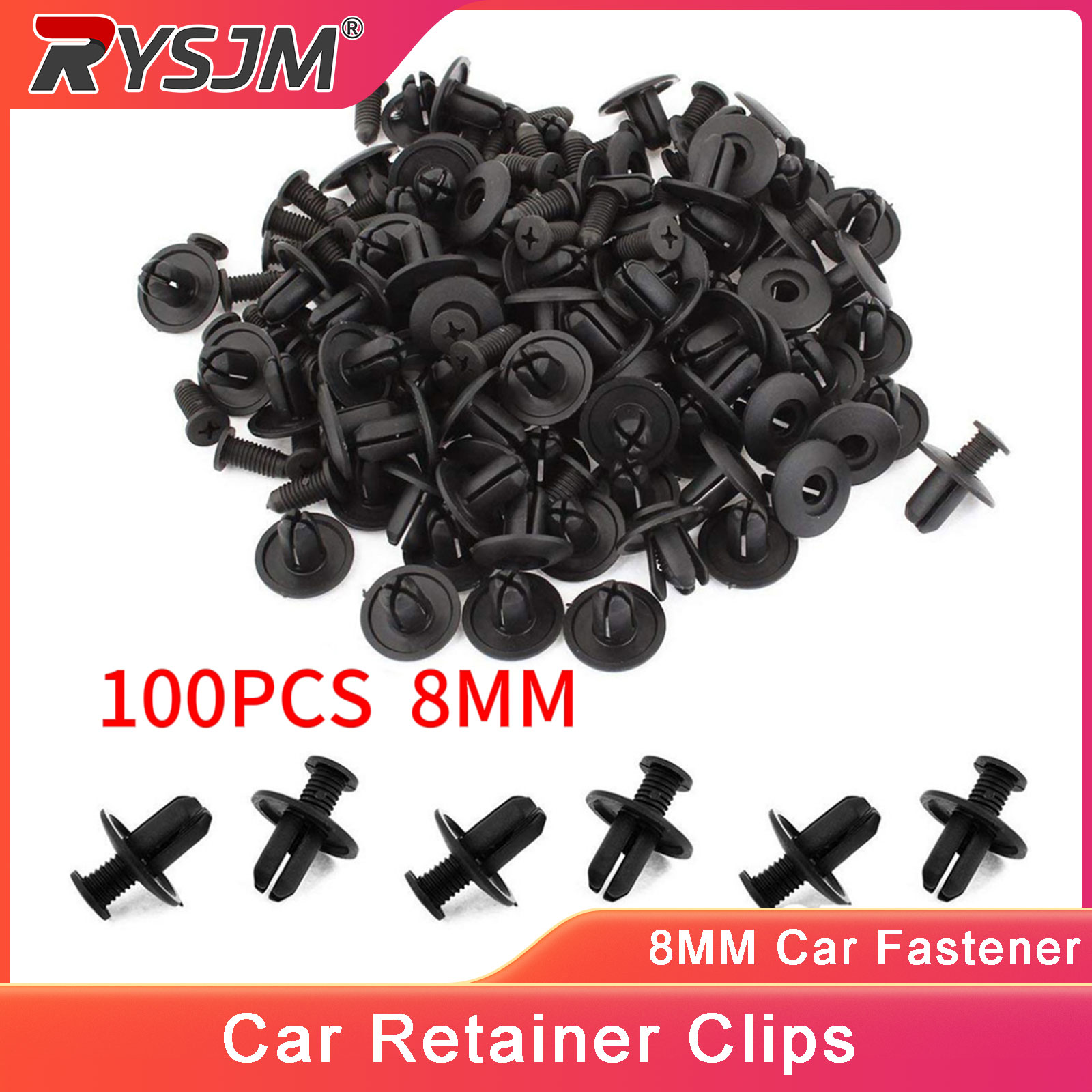 8MM 100 PIÈCES Rivets en plast - Lead Screw 8Mm avis et prix